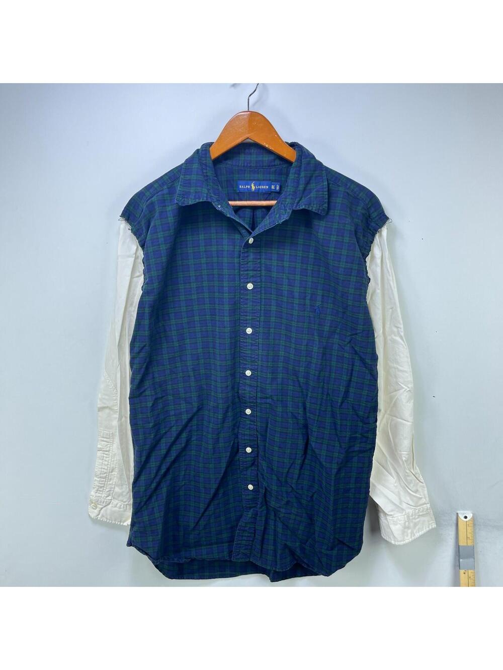 Vintage 90s Polo Ralph Lauren Plaid Button Up Shirt XLT